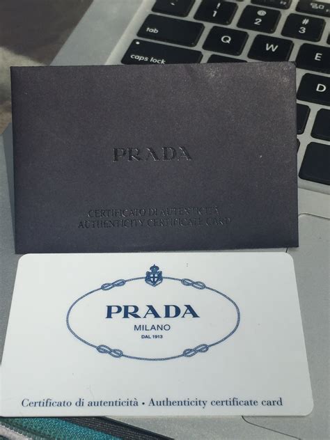 fake prada sport|prada authenticity card.